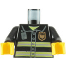 LEGO Noir Fire-Fighter's Torse avec Jacket (73403 / 76382)