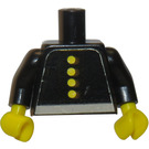 LEGO Black Fireman (Sticker) Torso (973)