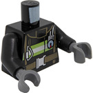 LEGO Black Fireman Torso (973 / 76382)