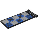 LEGO Black Flag 7 x 3 with Bar Handle with HP Ravenclaw House Banner (Both Sides) Sticker (30292)