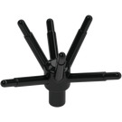 LEGO Negro Flor Stem con Tallo y 6 Stems (19119)