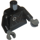 LEGO Zwart Foot Soldier (Zwart) Torso (973 / 76382)