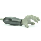 LEGO Negro Galidor Brazo y Mano Gorm con Grasping Dark Gris Mano y Pin (41558)