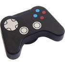 LEGO Musta Game Controller jossa Painikkeet (53118 / 61668)