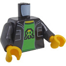 LEGO Noir Gamer Kid Minifig Torse (973 / 76382)