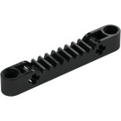 LEGO Black Gear Rack 7 (65127 / 87761)