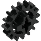 LEGO Black Gear with 16 Teeth (Reinforced) (94925)