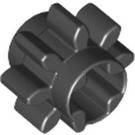 LEGO Black Gear with 8 Teeth Type 1 (3647)