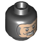LEGO Black Ghost / Bluestone the Great Minifigure Head (Recessed Solid Stud) (3626 / 22654)
