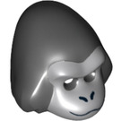 LEGO Svart Gorilla Huvudskydd för kostym (15161 / 93366)