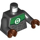 LEGO Svart Grön Lantern (John Stewart) Minifigur Kropp (973 / 76382)