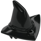 LEGO Black Hair with Witch Hat with Hole in Front (1706)