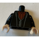 LEGO Noir Harry Potter Noir Coat - Yule Balle outfit Torse (973)