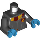 LEGO Zwart Harry Potter met Gryffindor Robe Minifig Torso (973 / 76382)