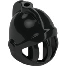 LEGO Black Helmet with Face Grille (4503 / 15569)