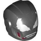 LEGO Black Helmet with Smooth Front with Iron Venom (28631 / 67662)