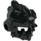 LEGO Noir Casque avec Pointes et Côté des trous (22425)