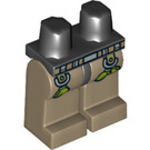 LEGO Schwarz Hero, Driver / Mechanic mit Utility Vest Minifigure Hüften und Beine (3815 / 74707)