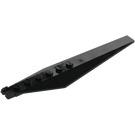 LEGO Zwart Scharnier Plaat 1 x 12 met Hoekig Zijkanten en Tapered Ends (53031 / 57906)