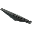 LEGO Black Hinge Plate 1 x 12 with Angled Sides and Tapered Ends (53031 / 57906)
