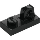 LEGO Zwart Scharnier Plaat 1 x 2 Vergrendelings met Single Finger aan Top (30383 / 53922)