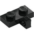 LEGO Black Hinge Plate 1 x 2 with Vertical Locking Stub with Bottom Groove (44567 / 49716)