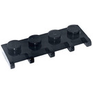 LEGO Sort Hængsel Plade 1 x 4 med Bil Tag Holder (4315)