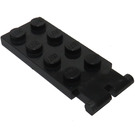 LEGO Noir Charnière assiette 2 x 4 avec Digger Seau Titulaire (3315)