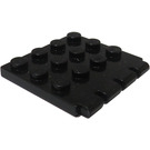 LEGO Noir Charnière assiette 4 x 4 Véhicule Roof (4213)
