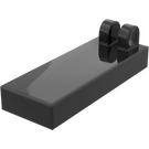 LEGO Black Hinge Tile 1 x 2 with 2 Stubs (4531)