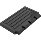 LEGO Schwarz Scharnier Fliese 2 x 4 mit Ribs (2873)