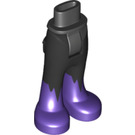 LEGO Schwarz Hüfte mit Pants mit Dark Purple Boots (16925)