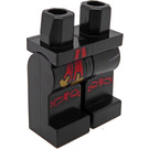 LEGO Black Hips and Legs with Red and Gold Sash Decoration (21674 / 73200)