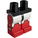 LEGO Black Hips and White Legs with Red (73200)