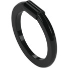 LEGO Negro Hoop con Grip (35485)