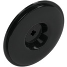 LEGO Black Hub Cap with Axle Hole (4472)