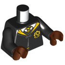 LEGO Black Hufflepuff Student Minifig Torso (973 / 76382)
