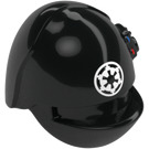 LEGO Noir Imperial Gunner Casque avec Blanc Crest (39459)