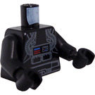 LEGO Black Imperial V-wing Pilot Torso (973 / 76382)