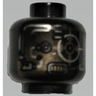 LEGO Black Insectoids Droid with Copper and Silver Pattern Head (Safety Stud) (3626)