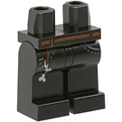 LEGO Zwart Jack Davids Minifigure Heupen en benen (3815 / 56124)