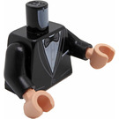 LEGO Black James Bond Minifig Torso (973 / 76382)