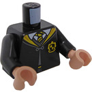 LEGO Schwarz Justin Finch-Fletchley Minifigur Torso (973 / 76382)