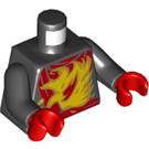 LEGO Schwarz Kai Minifig Torso (973 / 76382)
