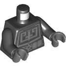 LEGO Black Karlof Minifig Torso (973 / 76382)