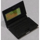 LEGO Zwart Laptop met Ground-Penetrating Radar Scan Sticker (62698)