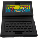 LEGO Zwart Laptop met Video Game Screen Sticker (18659)