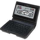 LEGO Black Laptop with With Porsche 919 Hybrid Sticker