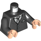 LEGO Zwart Lex Luthor Torso (973 / 76382)