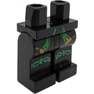 LEGO Schwarz Lloyd - Minifigure Hüften und Beine (3815 / 21611)